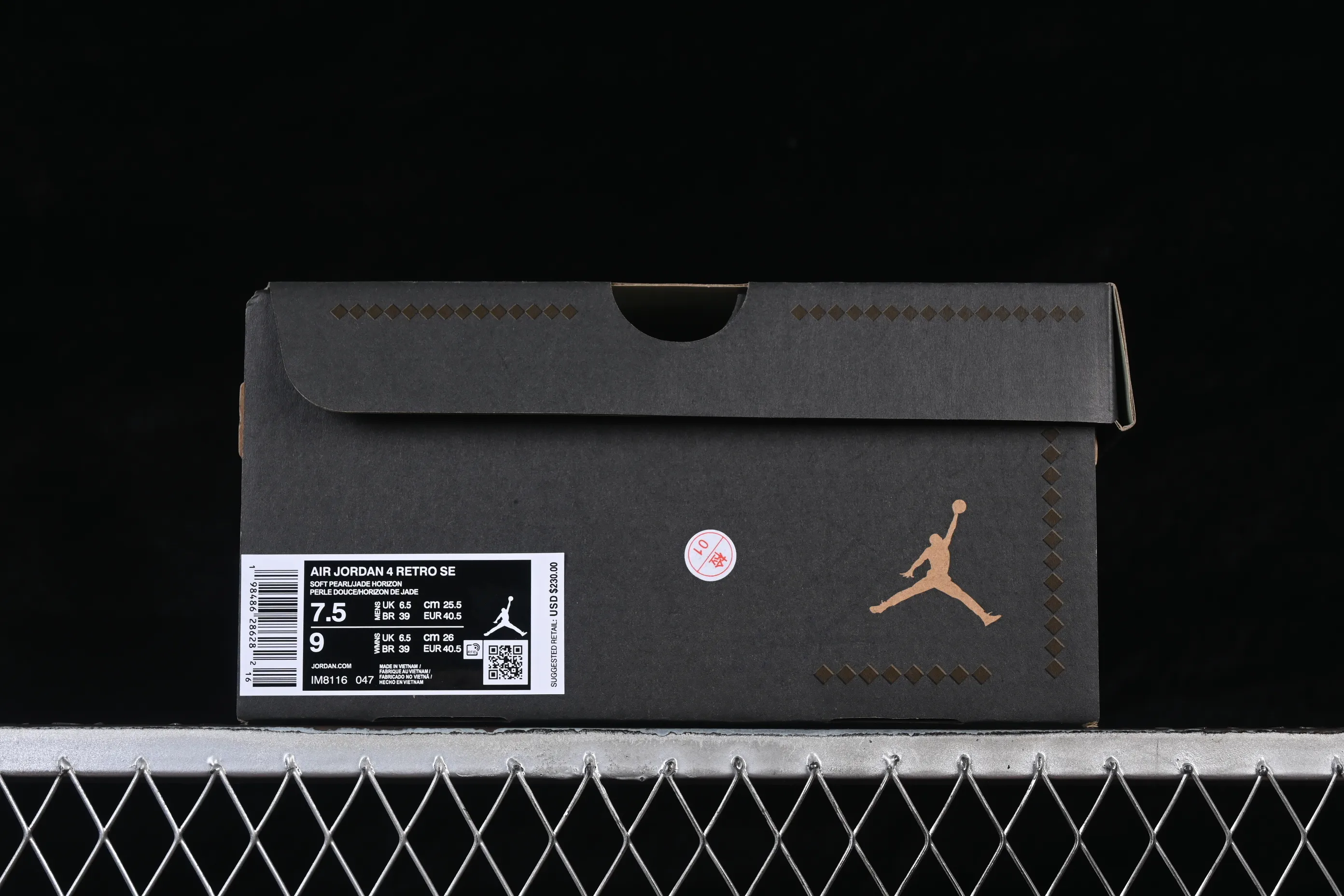 All categories Air Jordan Jordan series basketball shoes Air Jordan 4 Air Jordan 4 Retro "Somos Eternos" AJ4 Joe 4 Mexican Day of the Dead IM8116-047